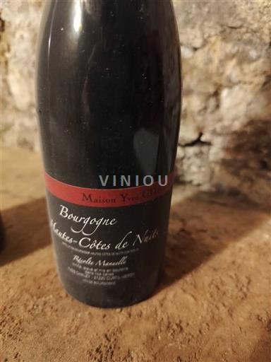Borgogna Hautes Côtes de Nuits Maison Yves Chaley 2017