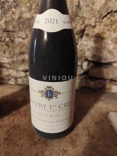 Borgoña No especificado Premier Cru Domaine Pascal Lemonde 2021