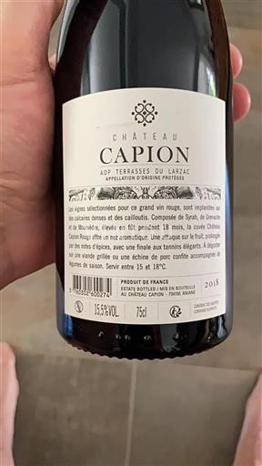 Languedoc Terrasses du Larzac Château Capion 2018