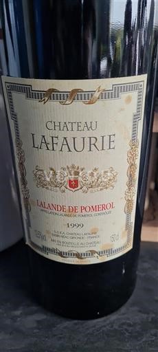 Burdeos Lalande-de-Pomerol Château Lafaurie 1999