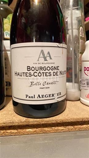Borgoña No especificado Paul Aegerter Belle Canaille Sin añada