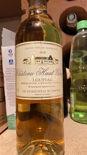 Bordeaux Loupiac Château Haut Giraud 2018