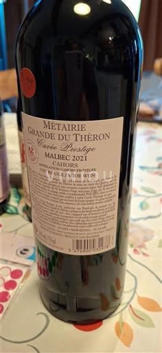 Zuidwest-Frankrijk Cahors Métairie Grande du Théron Prestige 2021