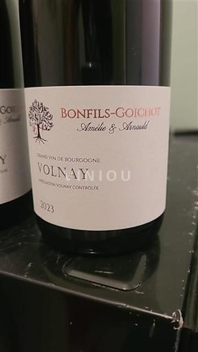 Bourgogne Volnay Bonfils-Goichot Amélie & Arnauld 2023