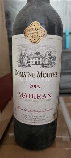 Sud-Ovest Madiran Domaine Moutha 2009