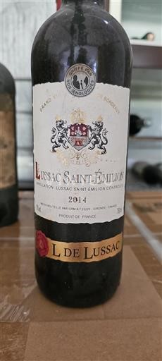 Bordeaux Lussac-saint-émilion L de Lussac 2014