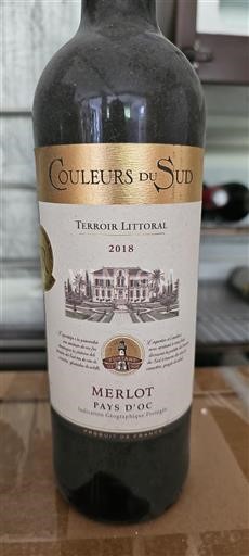 Languedoc in Roussillon Pays d'Oc Couleurs du Sud Terroir Littoral 2018