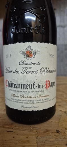 Rhône Valley Châteauneuf-du-Pape Haut des Terres Blanches 2015