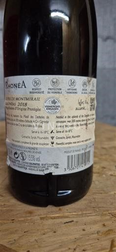Rhônevallei Gigondas Rhonéa Le Pas de Montmirail 2018