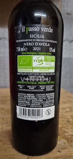 Sicile Cantina Cellaro Il Passo Verde 2021
