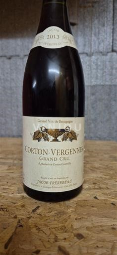 Burgundi Corton Grand Cru Jacob Frèrebeau Corton-Vergennes 2013