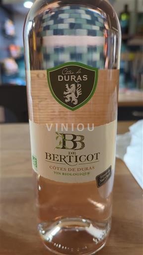 Zuidwest-Frankrijk Côtes-de-duras Berticot Niet-geïntegreerd