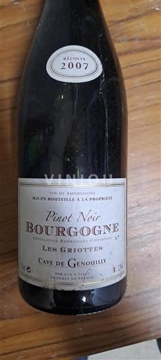 Burgundsko Cave de Genouilly Les Griottes 2007