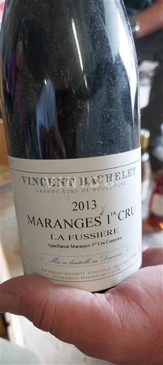 Borgoña No especificado Premier Cru Vincent Bachelet La Fussière 2013