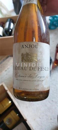 Údolí Loiry Coteaux-du-Layon Château Fesles 1982
