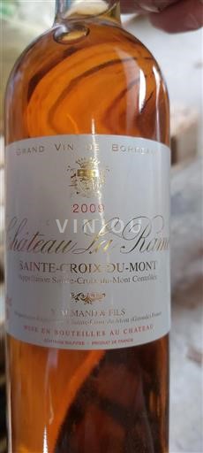 Bordeaux Sainte-Croix-Du-Mont Château La Rame 2009