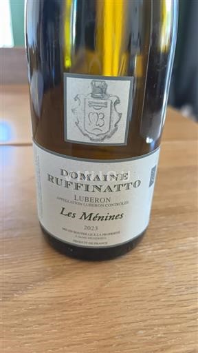 Rhônevallei Luberon Domaine Ruffinatto Les Ménines 2023