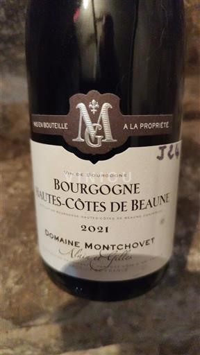 Bourgogne Hautes Côtes de beaune Domaine Montchovet 2021