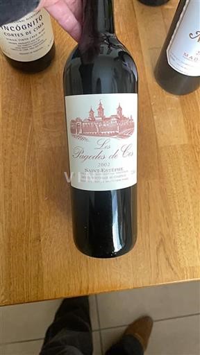 Bordeaux Saint-Estèphe Château Cos Estournel Les Pagodes de Cos 2002