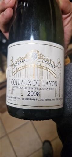 Loiren laakso Coteaux-du-Layon Domaine Grosset 2008