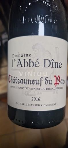 Údolí Rhôny Châteauneuf-du-Pape Domaine L'Abbé Dîne 2016