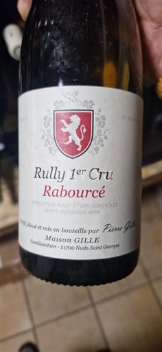Vin Blanc sec Rabourcé Maison Gille 2014 France Bourgogne AOC Premier Cru
