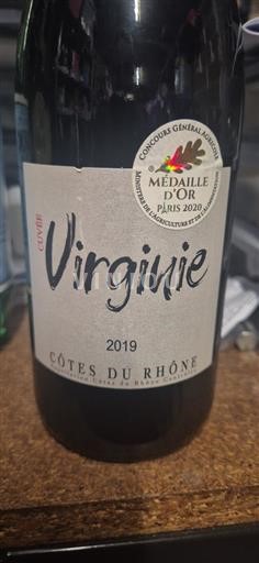 Valle del Rodano Côtes-du-Rhône Virginie 2019