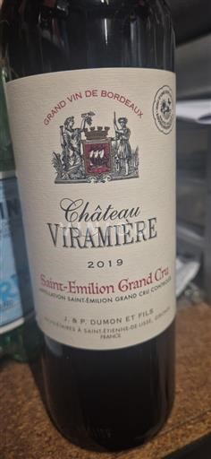 Bordeaux Saint-Émilion Grand Cru Grand Cru Château Viramière 2019