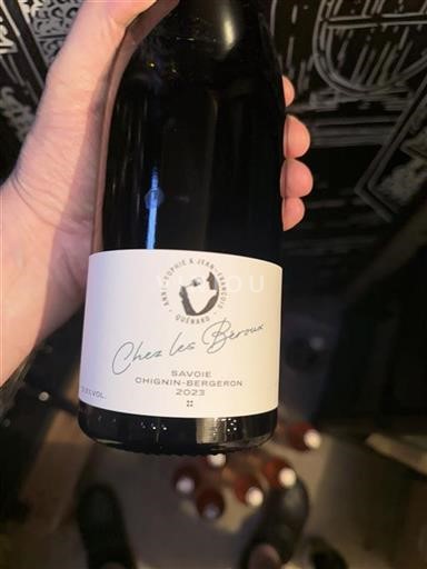 Savoia e Bugey Chignin-Bergeron Domaine Anne-Sophie et Jean-François Quenard Chez les Béroux 2023