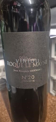 Bordeaux Château Roque Le Mayne N°20 2018