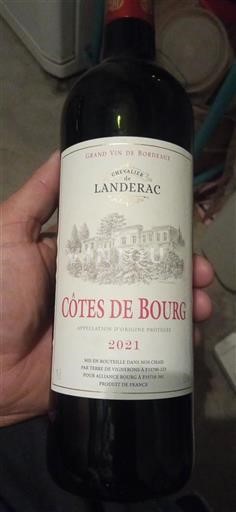 Bordeaux Côtes-de-bourg Chevalier de Landerac 2021