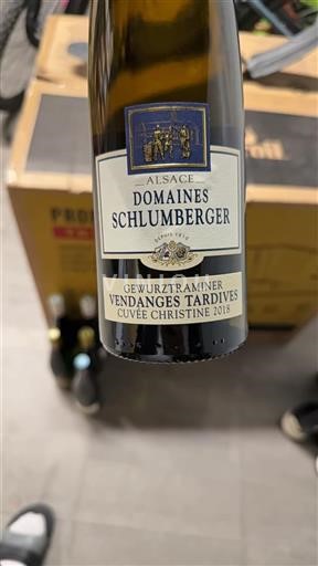 Alsacia No especificado Grand Cru Domaine S Schlumberger Cuv%c3%a9e Christine 2018