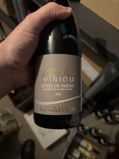 Rhônedalen Côtes du Rhône Domaine Chambeiron Vieilles Vignes 2023