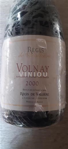 Bourgogne Volnay Régis de Valliére 2000