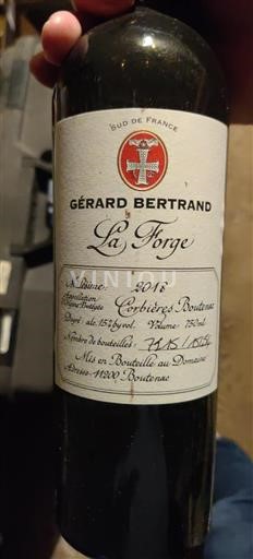 Languedoc Corbières-boutenac Gérard Bertrand La Forge 2018