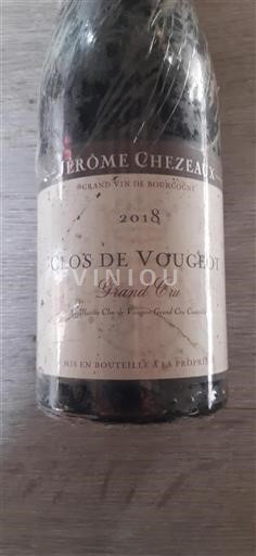 Burgundy Clos de Vougeot Grand Cru Jérôme Chezeaux Clos de Vougeot 2018