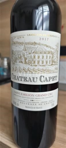 Bordeaux Saint-Émilion Grand Cru Grand Cru Château Capet 2017