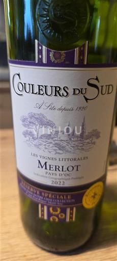 Languedoc et Roussillon Pays d'oc Couleurs du Sud Réserve Spéciale 2022