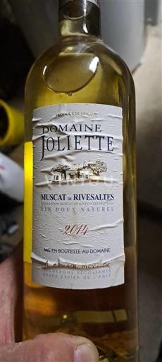 Roussillon Muscat de Rivesaltes Domaine Joliette 2014