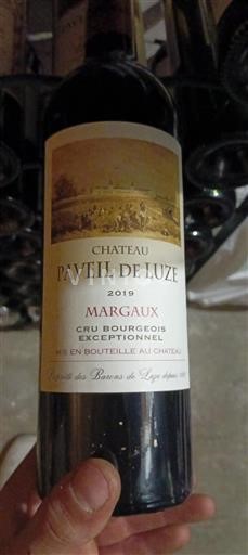 Bordeaux Margaux Cru Bourgeois Château Paveil de Luze 2019