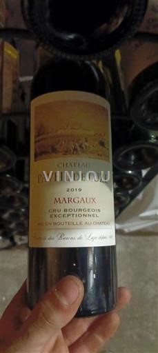 Bordeaux Margaux Cru Bourgeois Exceptionnel Château Paveil de Luze 2019