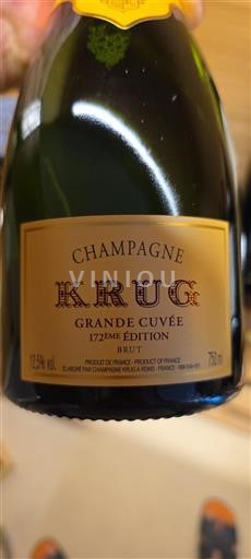 Champagne Šampanské Krug Grande 172ème Édition Neročník