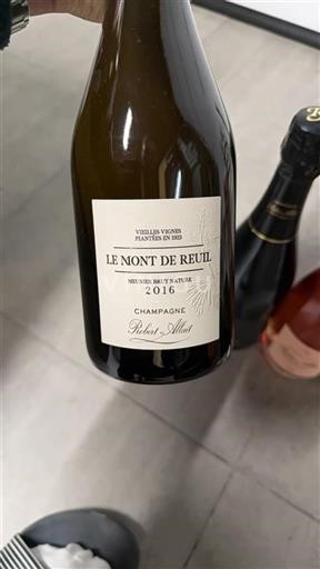 Champanhe Robert Allait Le Mont de Reuil 2016