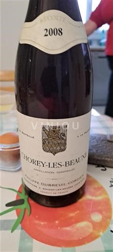 Bourgogne Chorey-lès-beaune Philippe Dubreuil-Cordier 2008