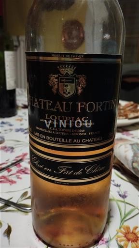 Bordeaux Loupiac Château Fortin 1998