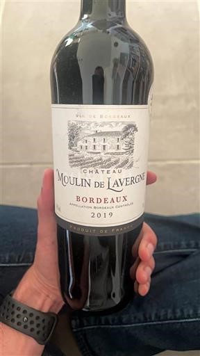 Bordeaux Château Moulin de Lavergne 2019