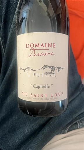 Vin Rouge sec Capitelle Domaine Desvabre 2020 France Languedoc Pic-saint-loup