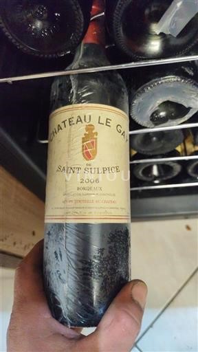 Bordeaux Château Le Gay Saint Sulpice 2006