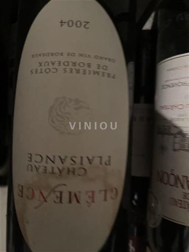 Bordeaux Premières-côtes-de-bordeaux Château Plaisance 2004