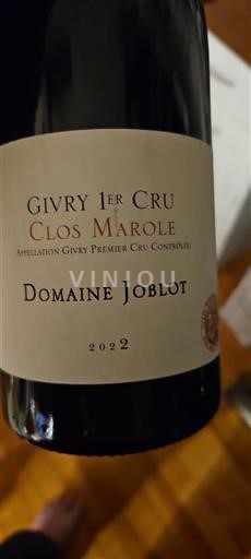 Bourgondië Niet gespecificeerd Premier Cru Domaine Joblot Clos Marole 2022